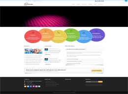 白色系科技产品科技行业软件产品软件行业企业网站整站模版